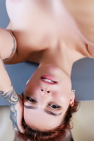 Ultravioleta Teases Her Feet, Longing For A Touch